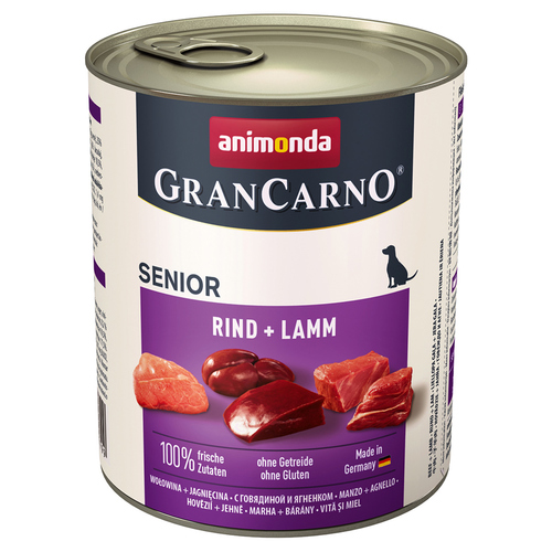 Animonda GranCarno Senior Rind + Lamm 800 g - 6 Stück