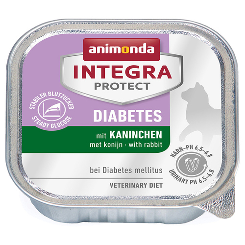Animonda Integra Protect Diabetes mit Kaninchen 100 g - 16 Stück