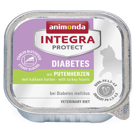 Abbildung Animonda Integra Protect Diabetes mit Putenherzen 100 g - 16 Stck