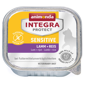 Abbildung Animonda Integra Protect Sensitiv mit Lamm & Reis 100 g - 16 Stck