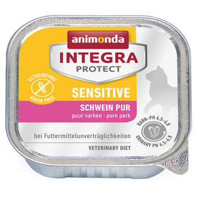 Abbildung Animonda Integra Protect Sensitiv mit Schwein pur 100 g - 16 Stck