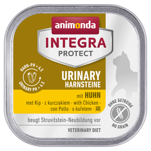 Animonda Integra Protect Urinary Struvitstein mit Huhn 100 g - 16 Stück