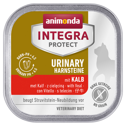 Animonda Integra Protect Urinary Struvitstein mit Kalb 100 g - 16 Stück