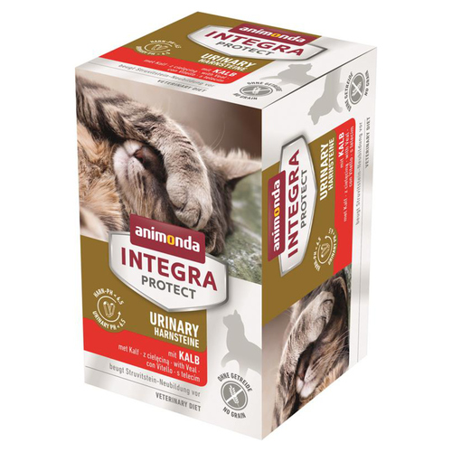 Animonda Integra Protect Urinary Struvitstein mit Kalb 100 g - 6 Stück