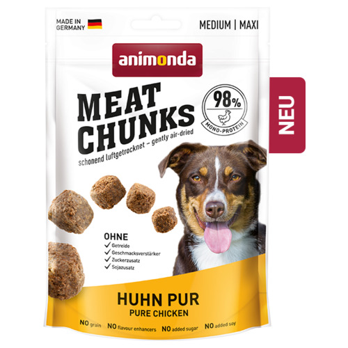 Animonda Meat Chunks Huhn pur 80 g - 6 Stück