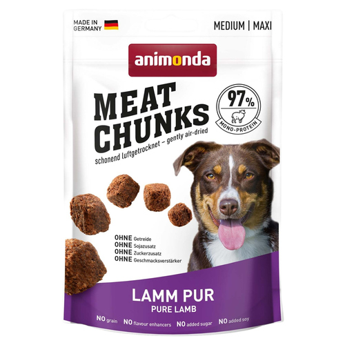 Animonda Meat Chunks Lamm pur 80 g - 6 Stück