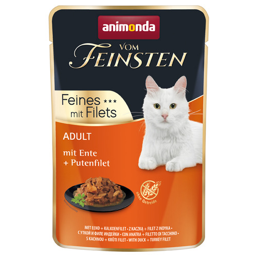 Animonda vom Feinsten Adult Ente & Putenfilet 85 g - 18 Stück