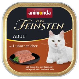 Abbildung Animonda vom Feinsten Adult mit Hhnchenleber 100 g - 32 Stck