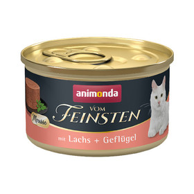 Abbildung Animonda vom Feinsten Adult mit Lachs & Geflgel 85 g - 12 Stck