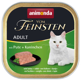 Abbildung Animonda vom Feinsten Adult mit Pute & Kaninchen 100 g - 32 Stck