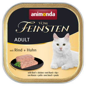 Abbildung Animonda vom Feinsten Adult mit Rind & Huhn 100 g - 32 Stck
