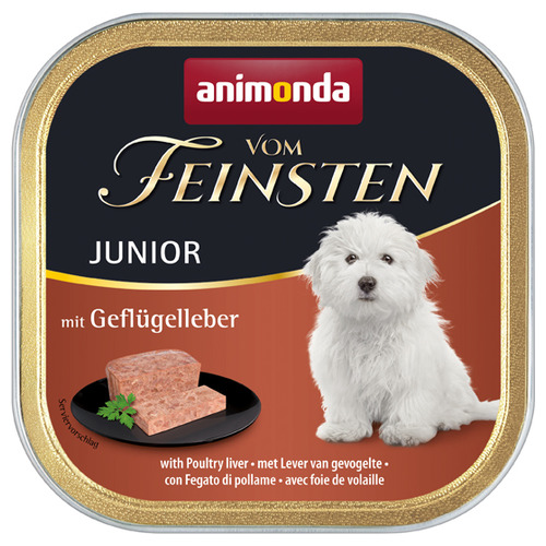Animonda vom Feinsten Junior mit Geflügelleber 150 g - 22 Stück