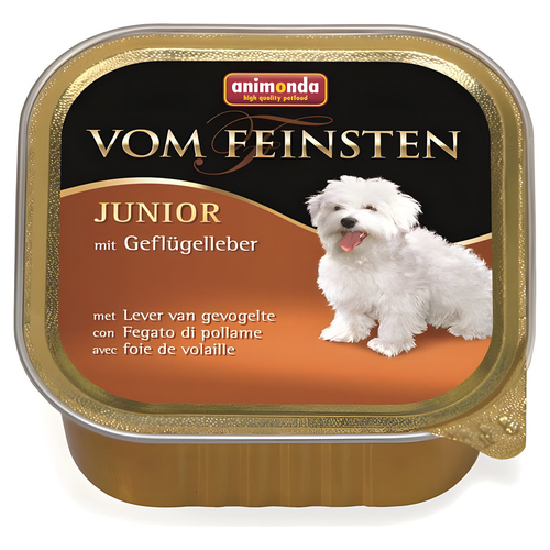 Animonda vom Feinsten Junior mit Geflügelleber 150 g - 22 Stück