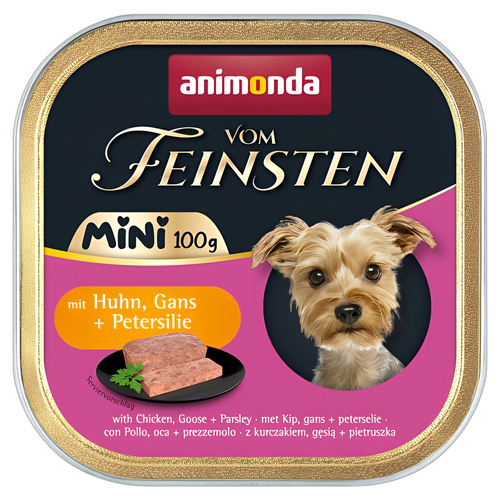 Animonda vom Feinsten Mini Adult mit Huhn, Gans & Petersilie 100 g - 32 Stück