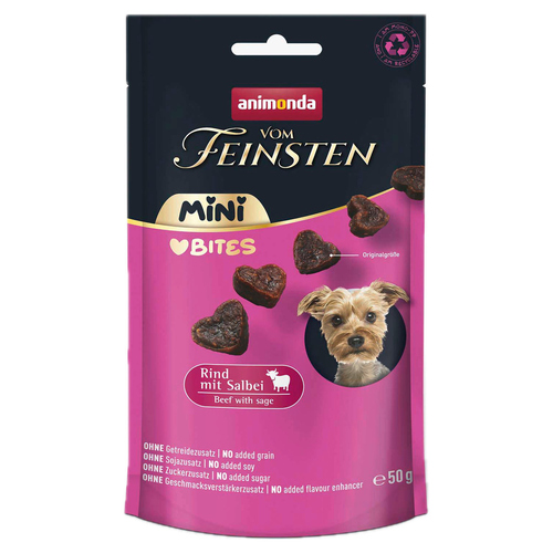 Animonda vom Feinsten Mini Bites mit Rind & Salbei 50 g - 10 Stück