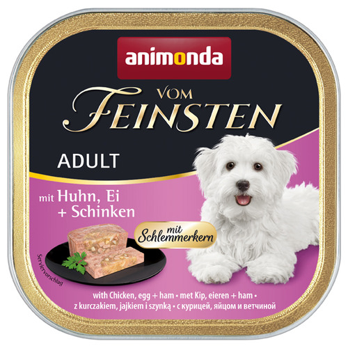 Animonda vom Feinsten Schlemmerkern mit Huhn, Ei & Schinken 150 g - 22 Stück