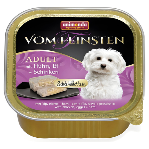 Animonda vom Feinsten Schlemmerkern mit Huhn, Ei & Schinken 150 g - 22 Stück