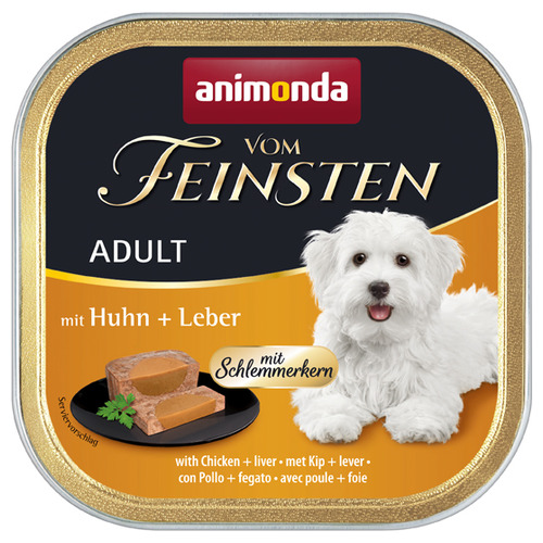 Animonda vom Feinsten Schlemmerkern mit Huhn & Leber 150 g - 22 Stück