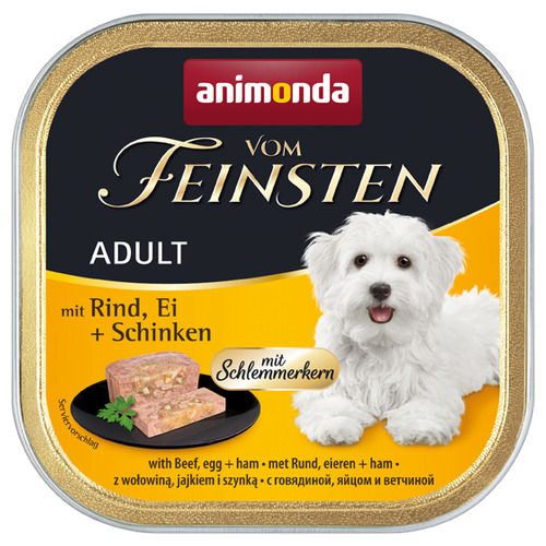 Animonda vom Feinsten Schlemmerkern mit Rind, Ei & Schinken 150 g - 22 Stück