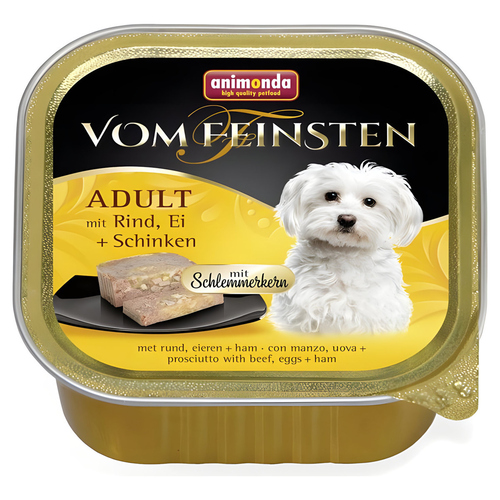 Animonda vom Feinsten Schlemmerkern mit Rind, Ei & Schinken 150 g - 22 Stück