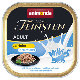 Abbildung Animonda vom Feinsten mit Huhn in Milchsauce 100 g - 32 Stck