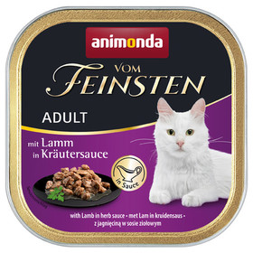 Abbildung Animonda vom Feinsten mit Lamm in Krutersauce 100 g - 32 Stck