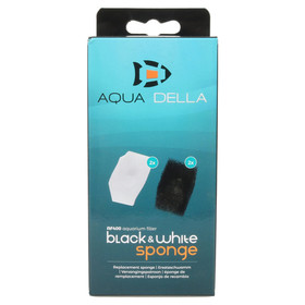 Abbildung Aqua Della AF-400 Schwamm schwarz/wei - 2er Pack