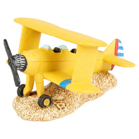 Abbildung Aqua Della Aquariendekoration Flugzeug Doppeldecker