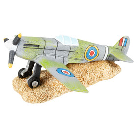 Abbildung Aqua Della Aquariendekoration Flugzeug Spitfire