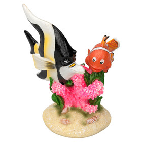 Abbildung Aqua Della Aquariumdekoration Clownfisch mit Skalar