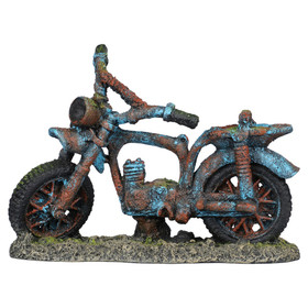 Aqua Della Aquariumdekoration Cross-Motorrad