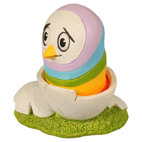 Aqua Della Aquariumdekoration Eule leuchtend