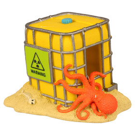 Aqua Della Aquariumdekoration IBC-Beh&auml;lter leuchtend