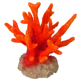 Abbildung Aqua Della Aquariumdekoration Koralle Seriatopora orange