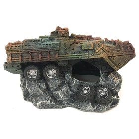 Aqua Della Aquariumdekoration Milit&auml;rpanzer
