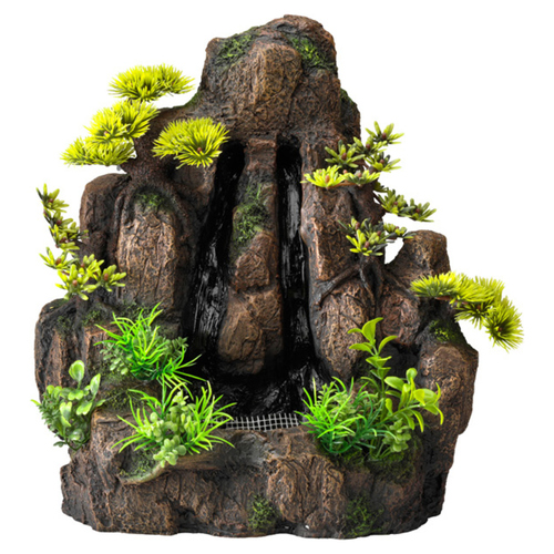 Aqua Della Aquariumdekoration Wasserfall Felsen