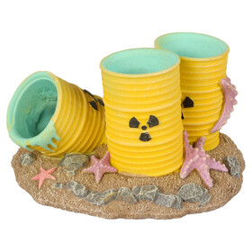 Aqua Della Aquariumdekoration radioaktive F&auml;sser leuchtend