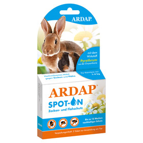 Abbildung Ardap Spot-On fr Kleintiere 1-4 kg 3 x 0,4 ml