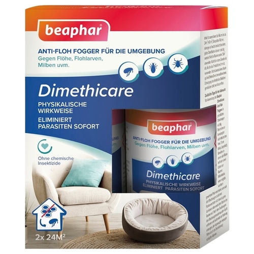 Beaphar Dimethicare Anti-Floh Mni-Fogger 2 x 75 ml, Katzen