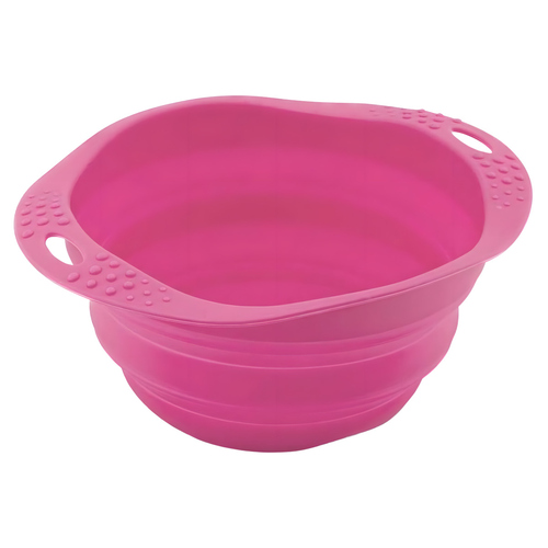Beco Faltbarer Reisenapf pink, Größe: M / Maße: 18 x 6,5 x 15 cm