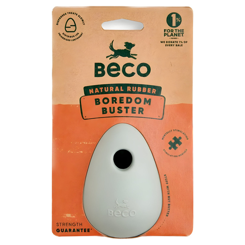 Beco Hundespielzeug Natural Rubber Boredom Buster grün