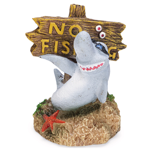 weitere Abbildung Beeztees Aquariumdekoration No Fishing Hai