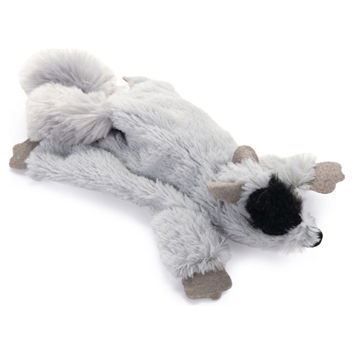 Beeztees Catnip Katzenspielzeug Flat Tex grau