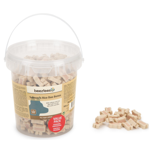 Beeztees Duo Bones Lachs + Reis 500 g