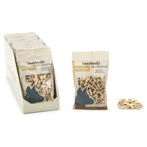 Beeztees Duo Bones Lamm + Reis 150 g - 14 Stück / Sparpaket