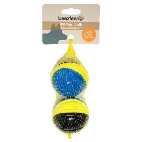 weitere Abbildung Beeztees Fetch TPR Ball blau-gelb-schwarz