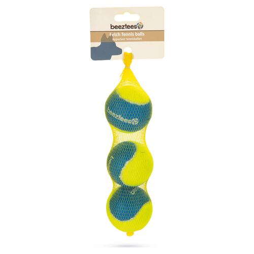 weitere Abbildung Beeztees Fetch Tennis Ball blau-gelb