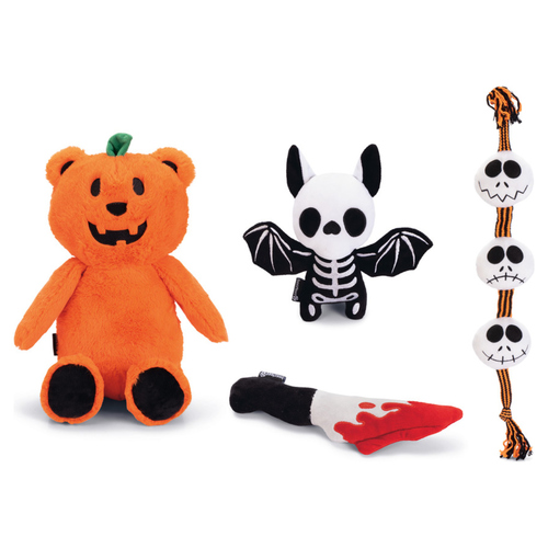weitere Abbildung Beeztees Halloween Spielzeug Krbisbr orange
