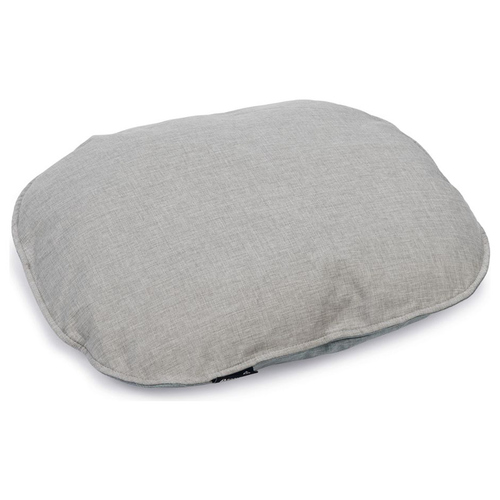 weitere Abbildung Beeztees Hunde Liegekissen Ferro oval grau/hellblau