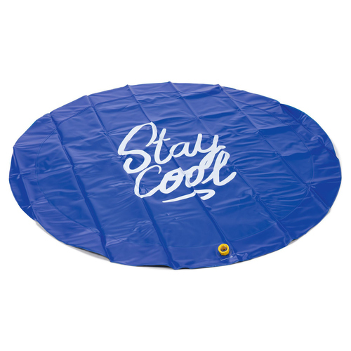 Beeztees Hunde Sprinklermatte Stay Cool blau, Maße: 100 x 100 x 5 cm